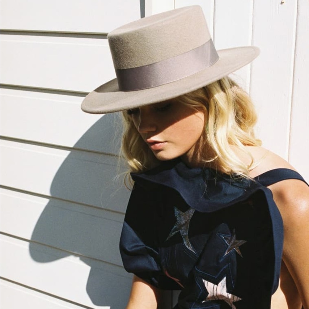 NEW Lack of Color Stahl Boater Hat NWT